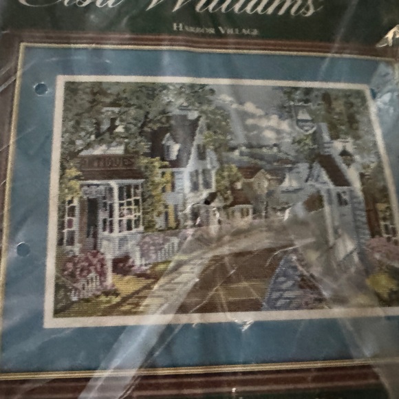 JCA Elsa Williams Harbor Village Needlepoint Kit 14x10 in 1993 Arthur Kaplan Vtg - Picture 4 of 5